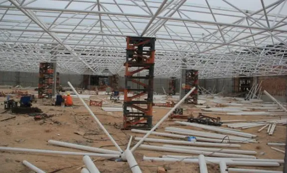 德令哈盘点钢结构网架装配的步履和相关关注变乱