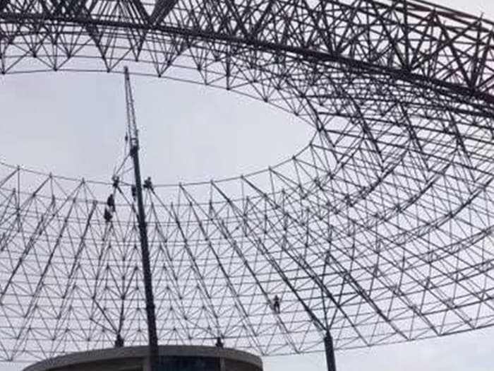 德令哈篮球馆球形网架厂家价格